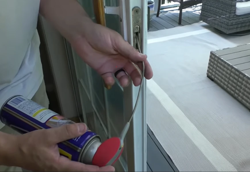 Sliding glass door lock and handle repair service in Fort Myers FL